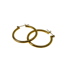 Load image into Gallery viewer, Golden Hoop 3cm Earrings